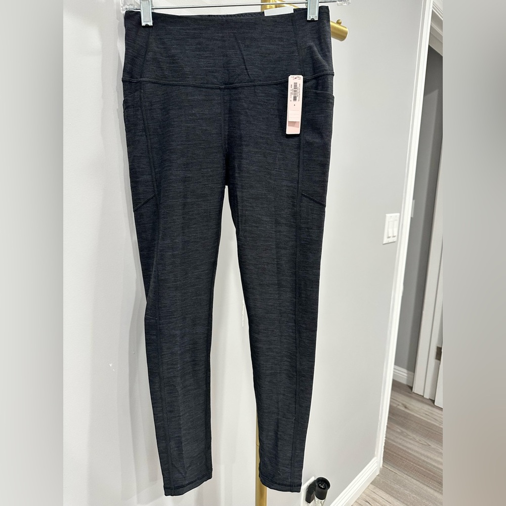 Victoria's Secret High Rise 7/8 Length On Point Charcoal Leggings